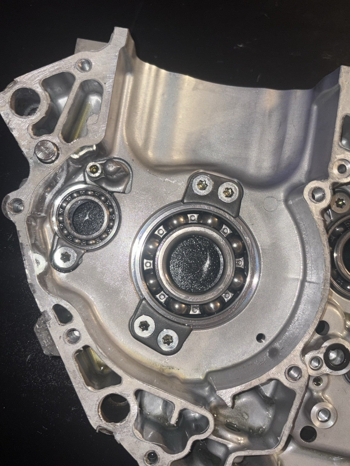2009 Kawasaki KX450F KX450 Engine Right Crank Case Bottom End Block