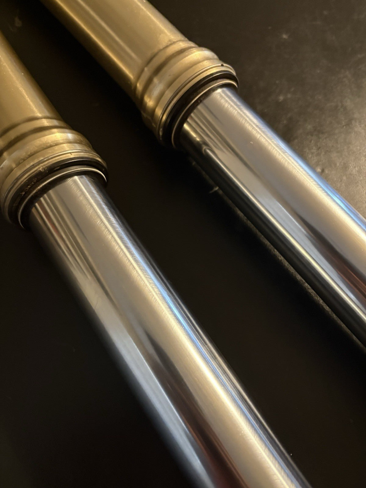2014 - 2018 15 YAMAHA YZ250F YZ 250 F OEM KYB FRONT FORKS SHOCKS SET SUSPENSION