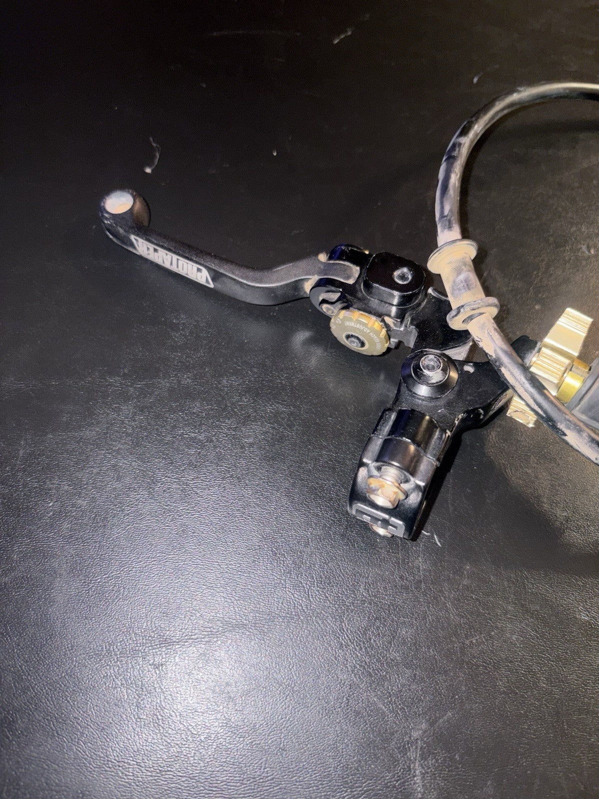 2010-2013 Yamaha Yz450f Pro Taper  Clutch Perch Lever Mount Cable Assembly