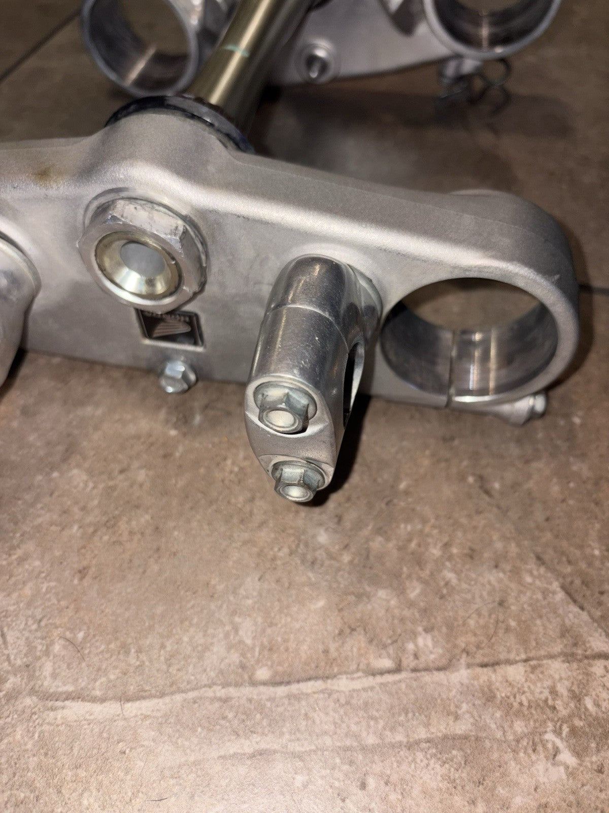 2006 2007 2005 Honda Crf250r OEM Triple Tree Clamps Steering Stem Bar Mounts