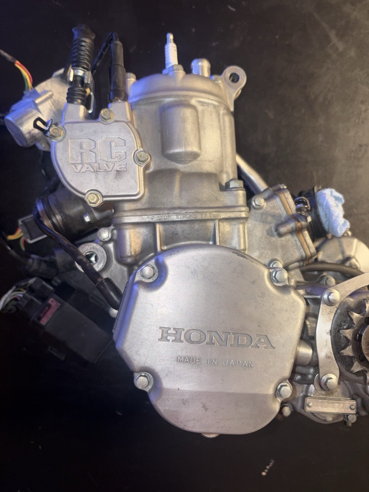 2002 Honda CR250R Complete Engine Motor Transmission Bottom Top Crank Case
