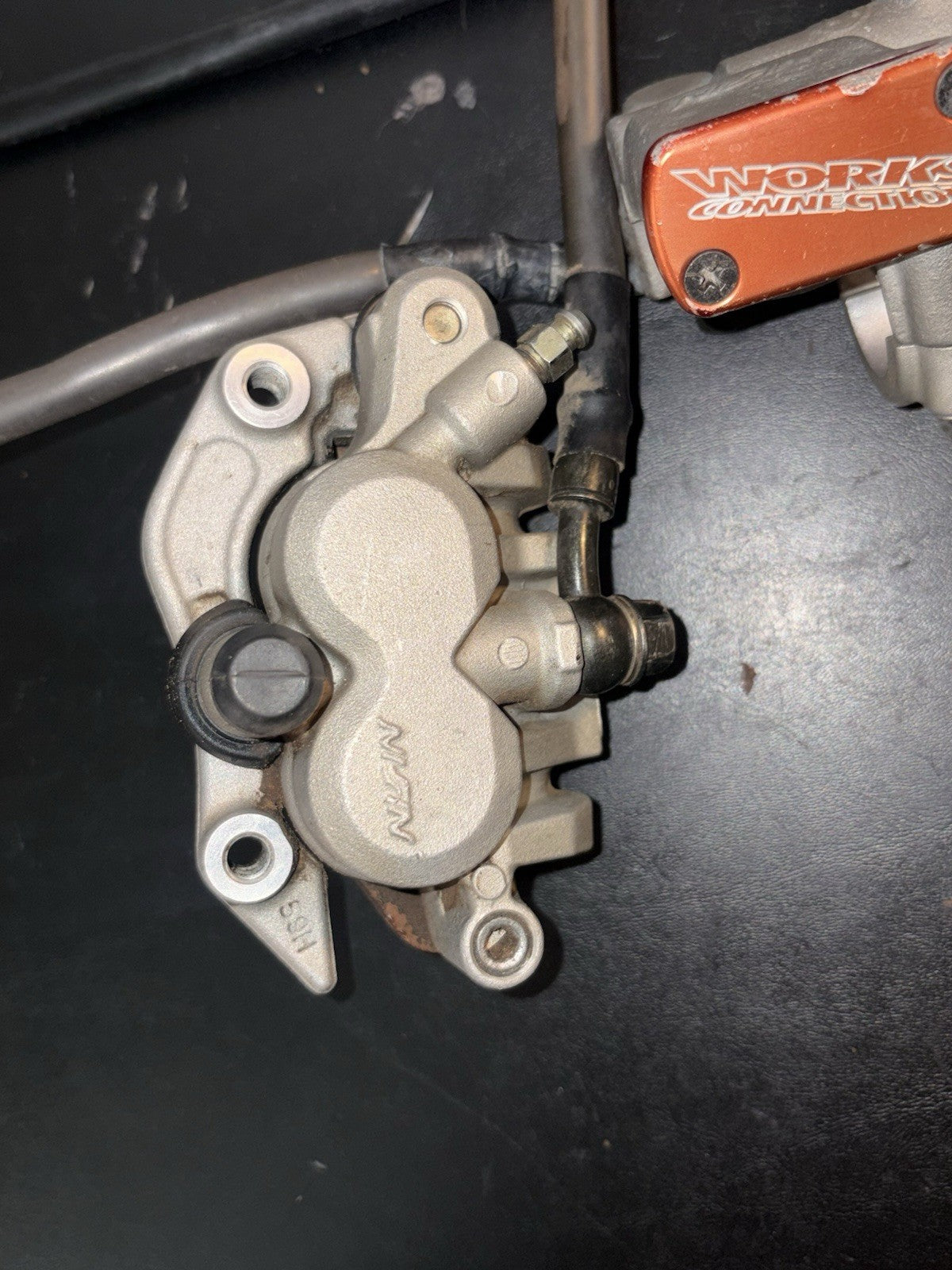 2006 Honda Crf250r Front Brake Assembly OEM Caliper Master Cylinder Line Lever