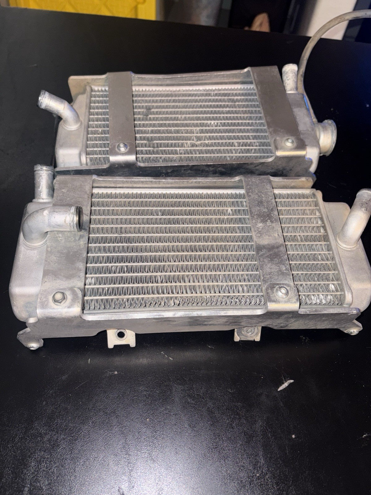 2005-2008 Honda Crf450r Radiators Moose Racing Rad Braces Set Pair
