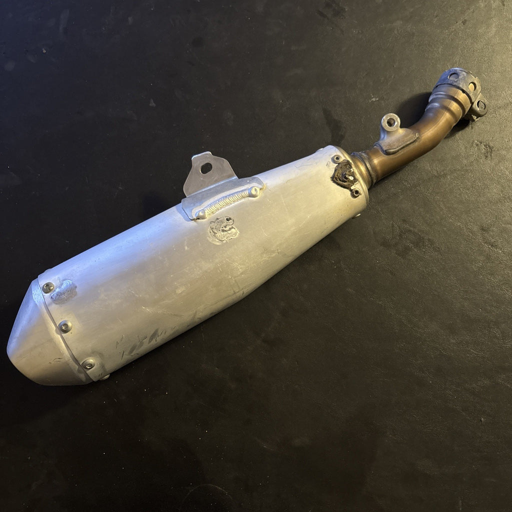 2019 HONDA CRF450R OEM RIGHT MUFFLER EXHAUST SILENCER SLIP ON PIPE