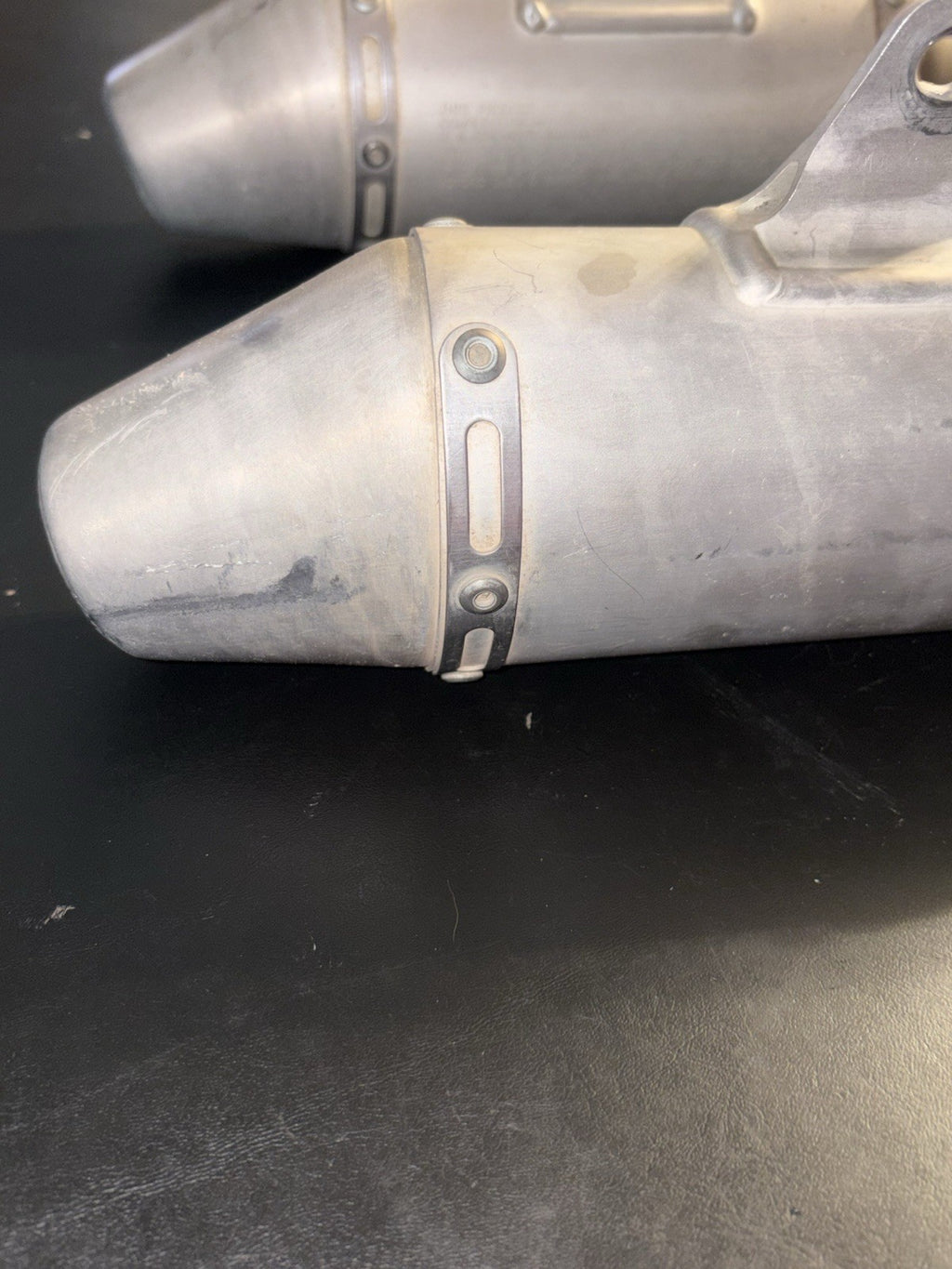 2006-2009 CRF250R OEM Exhaust Mid Y Pipe Dual Muffler Silencer Tail Slip On