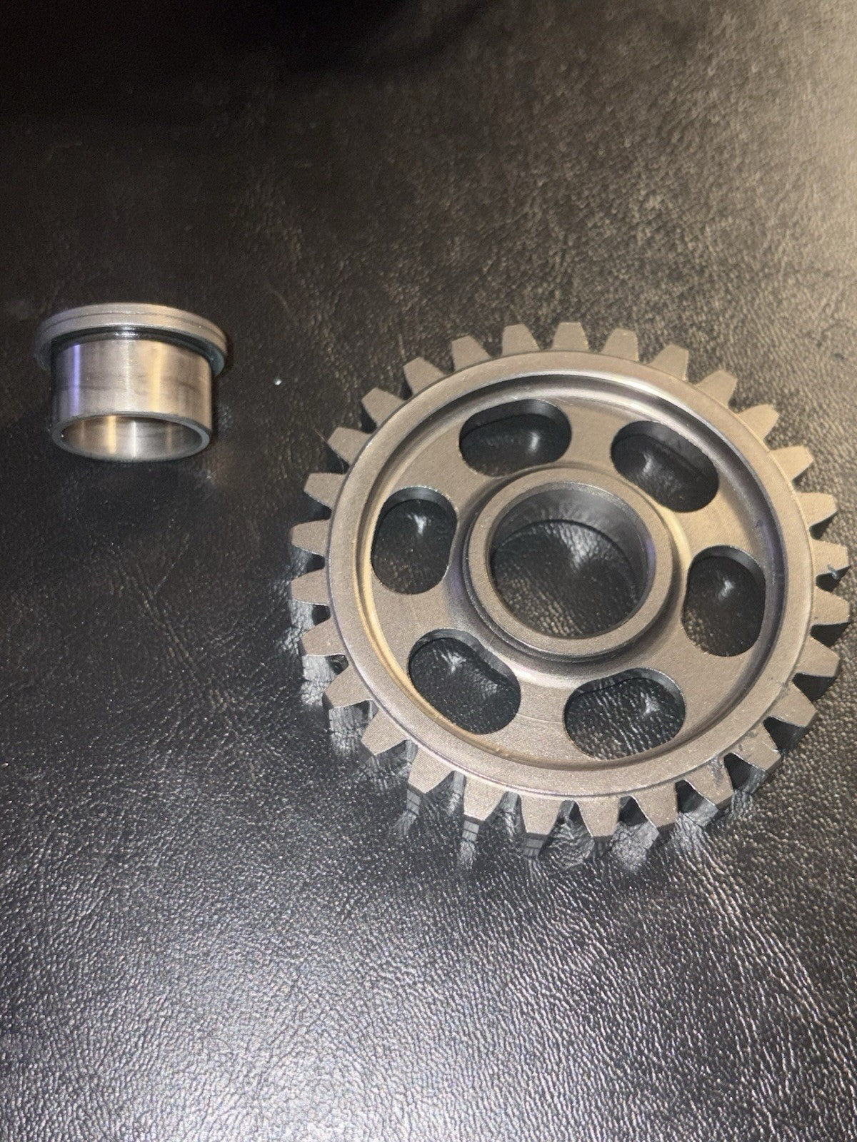 2003 02-07 HONDA CR250R OEM KICK START STARTER SHAFT SPRING IDLER GEAR ASSEMBLY