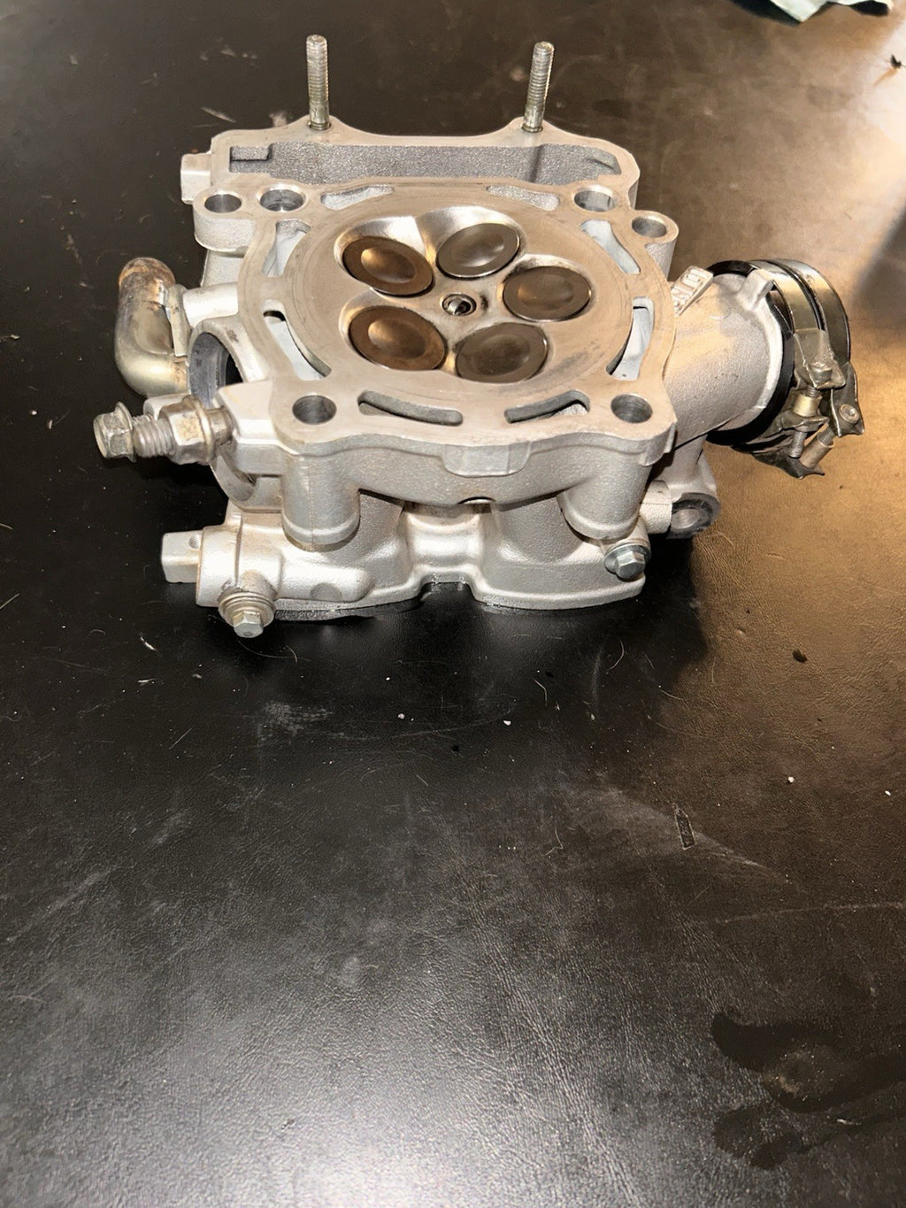 2004 Yamaha Yz250f OEM Cylinder Head Complete Valves Valve Train Assembly Top
