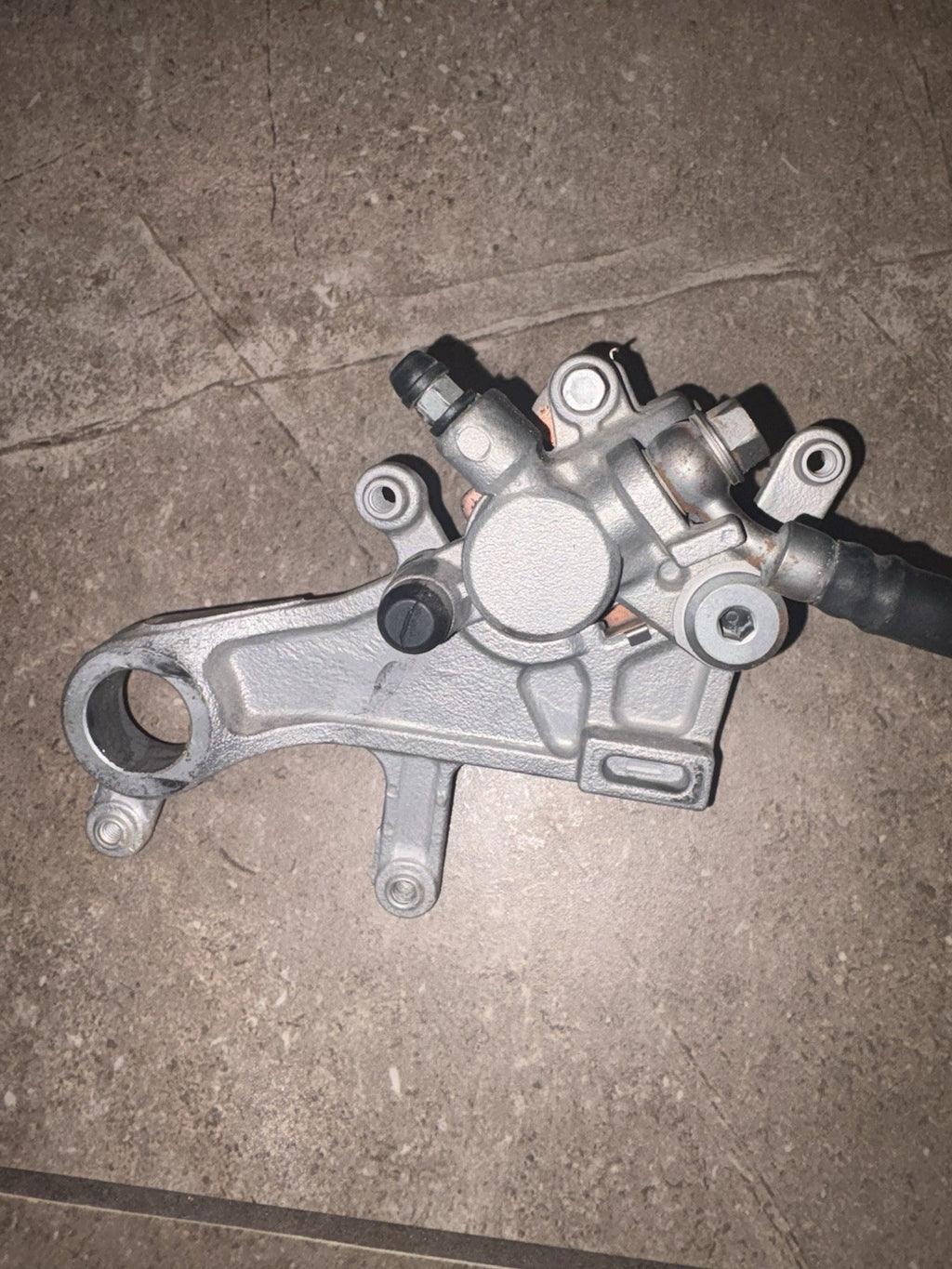 2005 Honda Crf250r OEM Rear Brake Assembly Master Cylinder Caliper Line