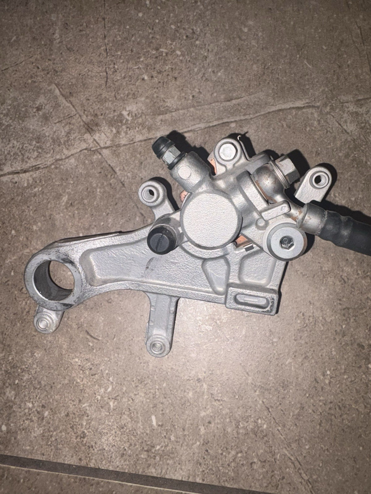 2005 Honda Crf250r OEM Rear Brake Assembly Master Cylinder Caliper Line