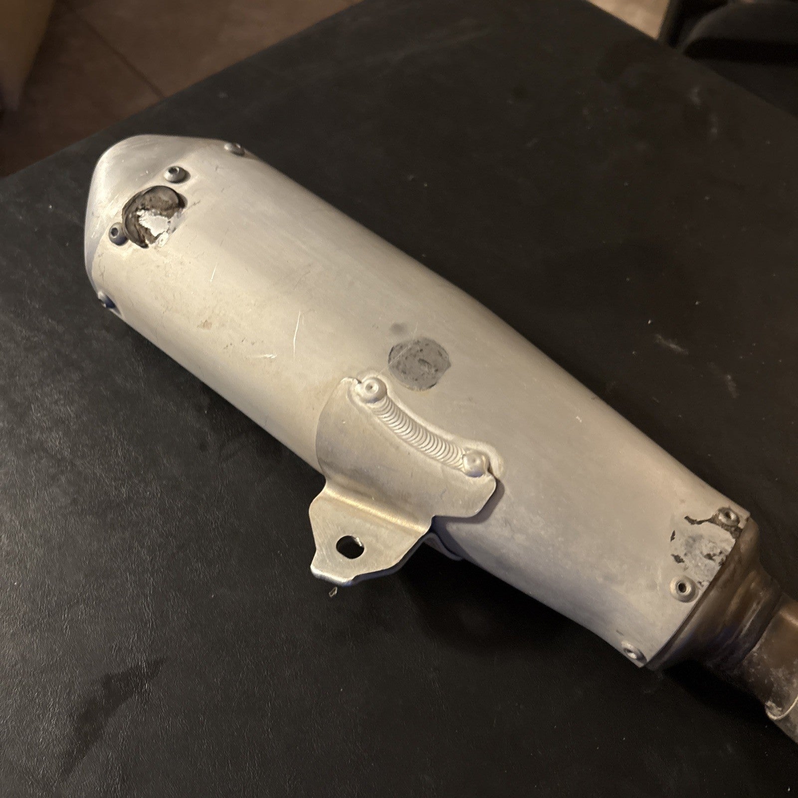 2019 HONDA CRF450R OEM LEFT MUFFLER EXHAUST SILENCER SLIP ON PIPE