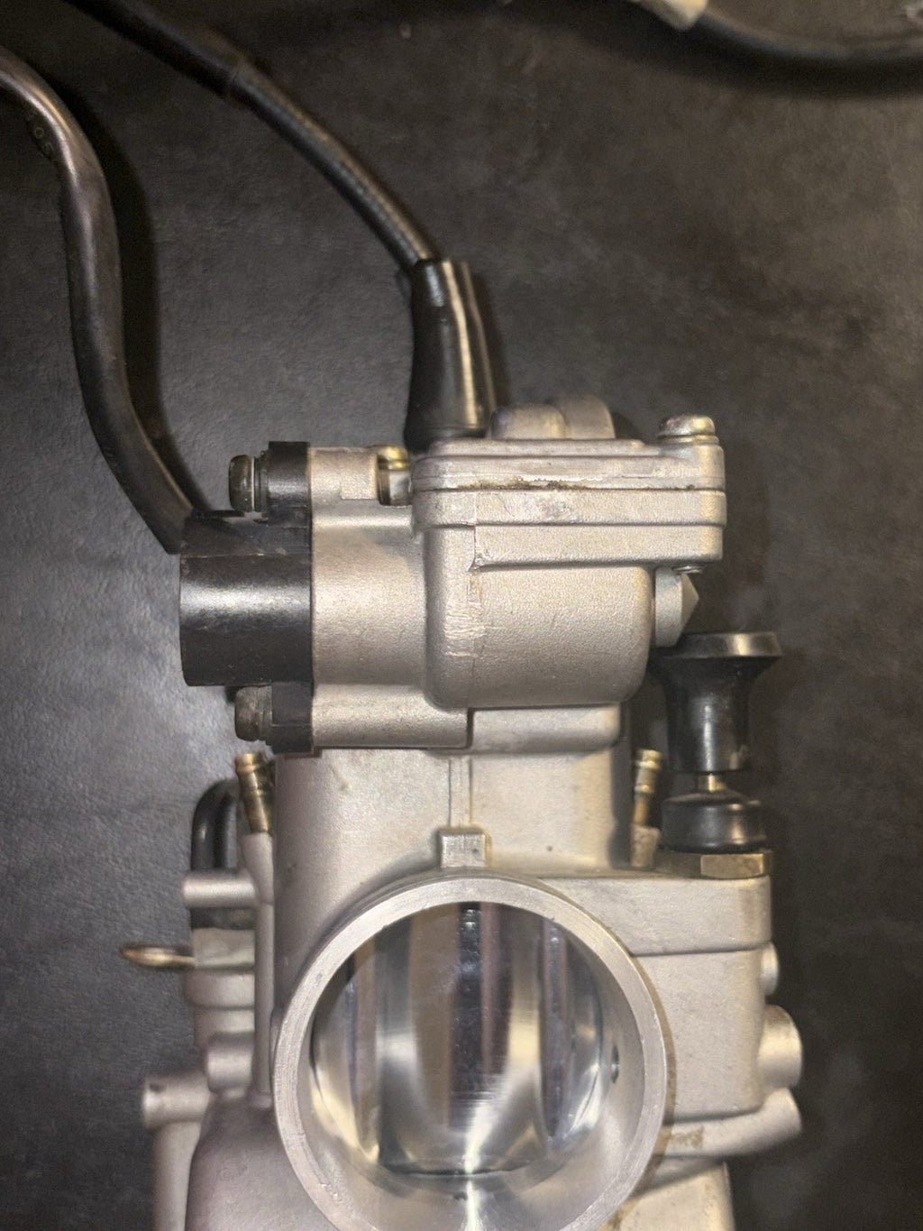 2005-2007 Honda Cr250r OEM Mikuni Tmx Flat slide Carburetor Carb Assembly Wire