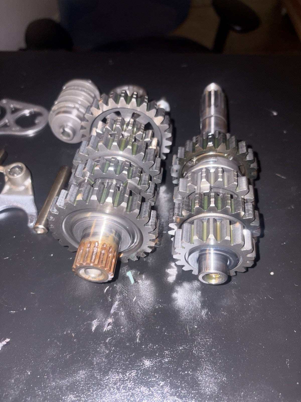 2008 08 Honda Crf450r 450r Transmission Tranny Gears Shaft Drum Shift Assembly