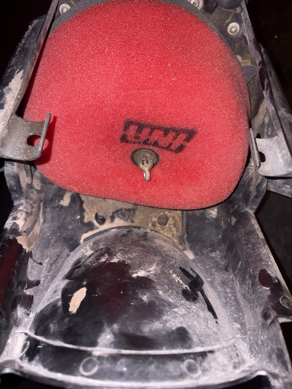 2008 HONDA CRF250R OEM AIRBOX AIR CLEANER FILTER BOX CASE INTAKE BOOT NICE!