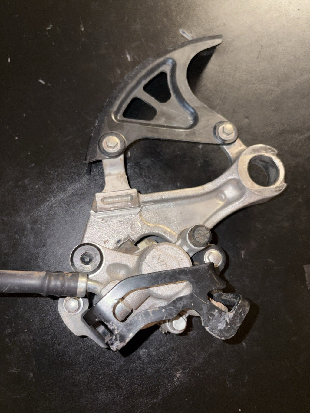2016 - 2018 Suzuki RMZ250 OEM Rear Back Brake Caliper Master Cylinder Hose Pedal