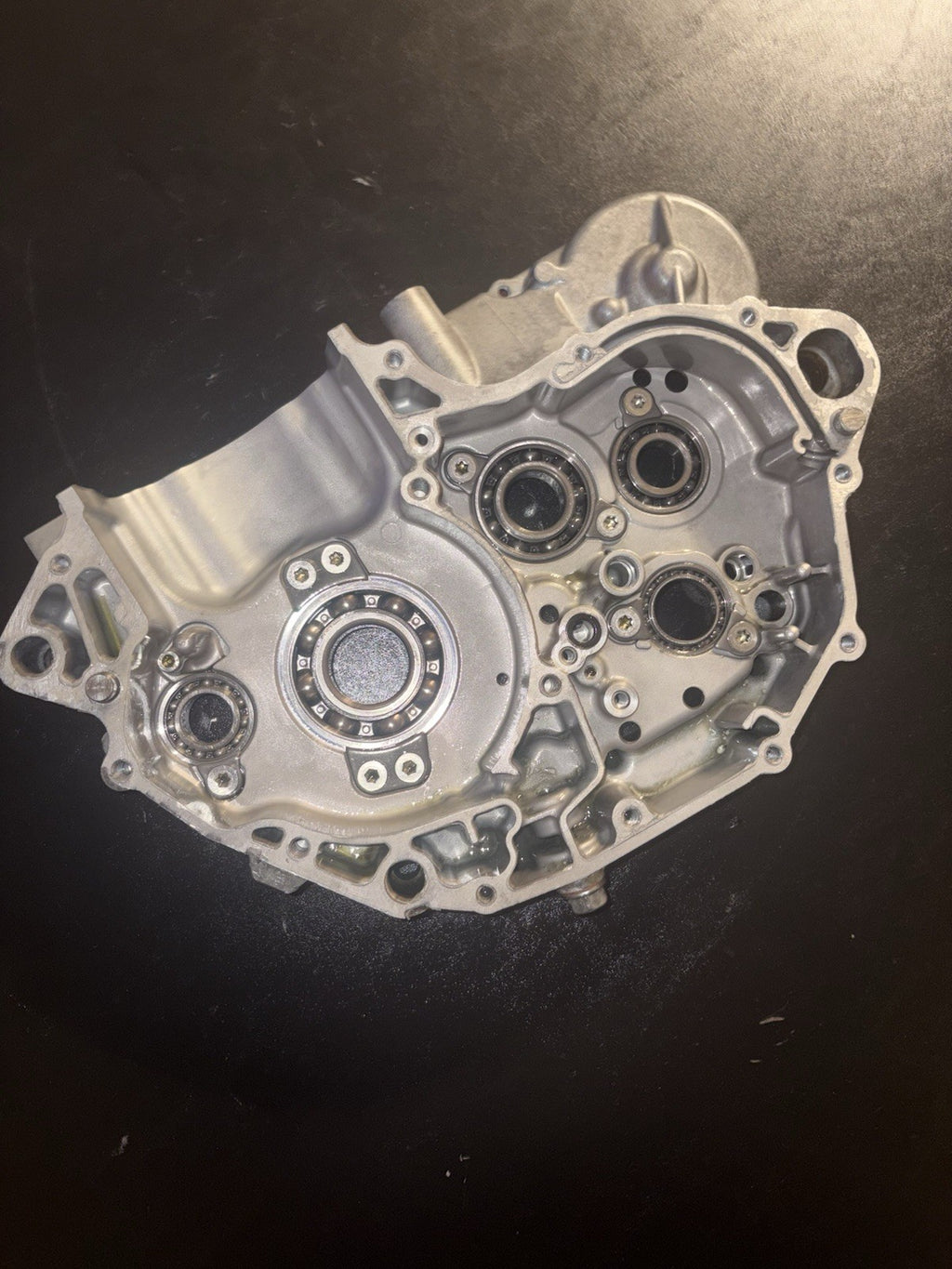 2009 Kawasaki KX450F KX450 Engine Right Crank Case Bottom End Block