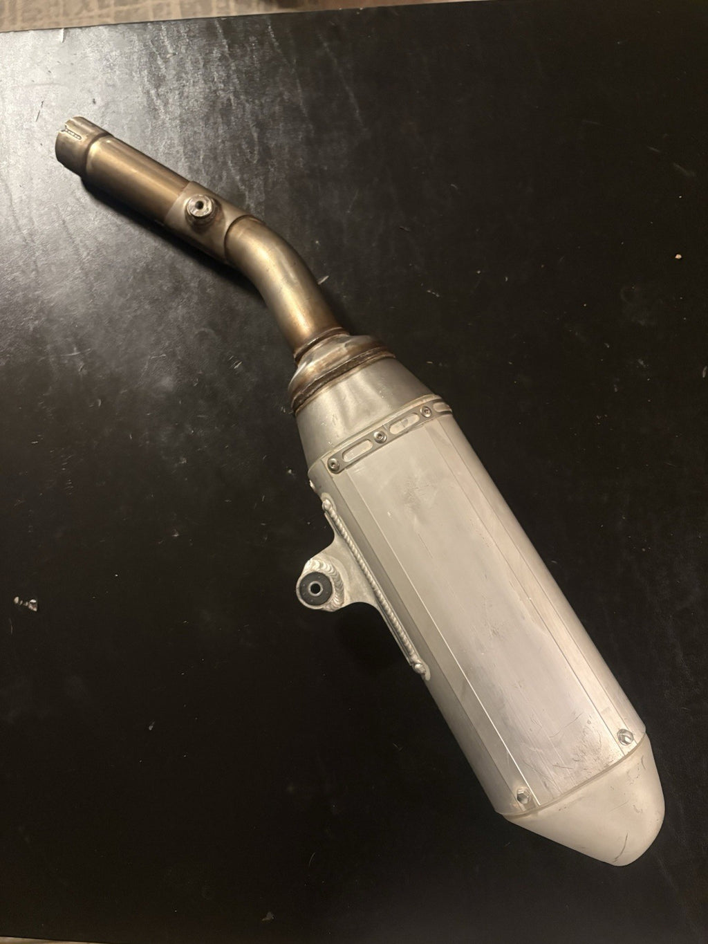 2016 - 2018 Suzuki Rmz250 OEM Exhaust Slip On Silencer Muffler Tail Pipe Baffle