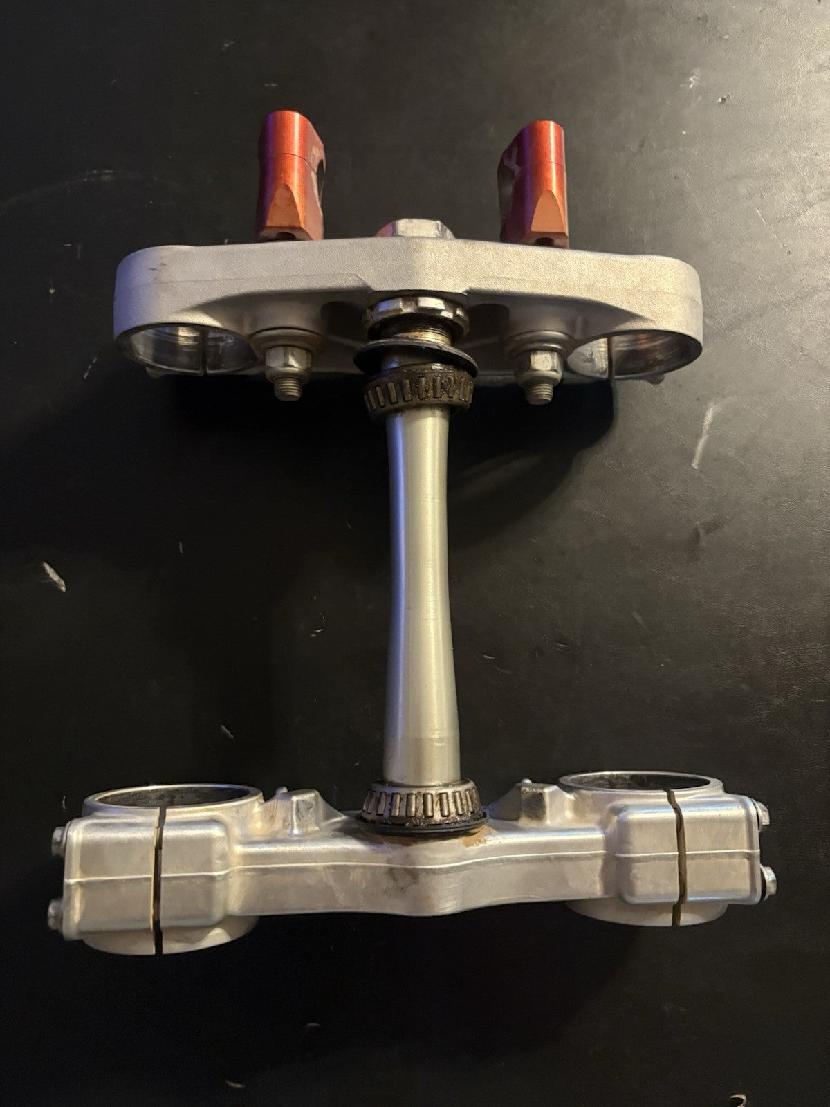2008 Honda CRF450R Triple Clamps Tree Steering Stem Oversize Handlebar Clamps