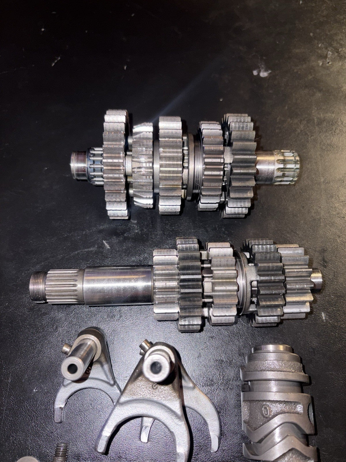 2001 Kawasaki KX250 OEM Transmission Assembly Gears Shift Forks Drum Shafts
