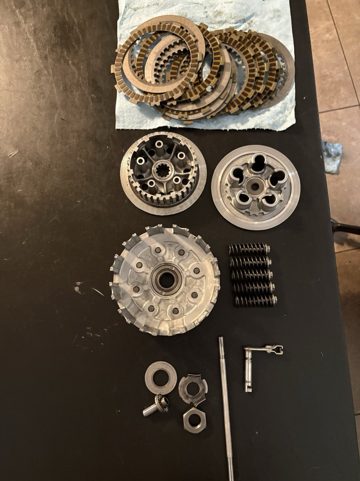 2016 Suzuki Rmz250 OEM Clutch Assembly Basket Hub Inner Outer Pressure Plate