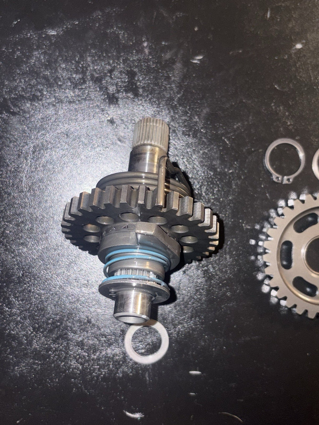 2012 06-17 YZ450F 07-18 WR450F Kick Starter Mechanism Shaft Gear Ratchet Spindle