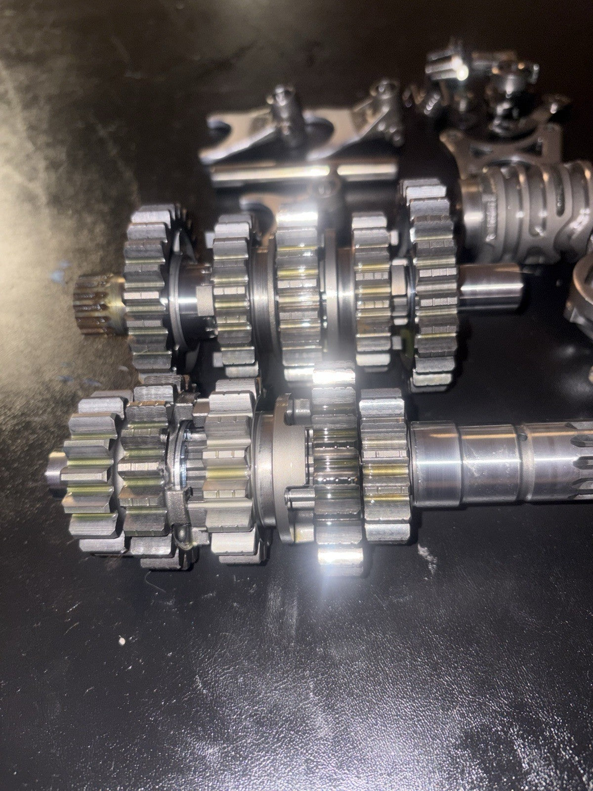 2008 08 Honda Crf450r 450r Transmission Tranny Gears Shaft Drum Shift Assembly