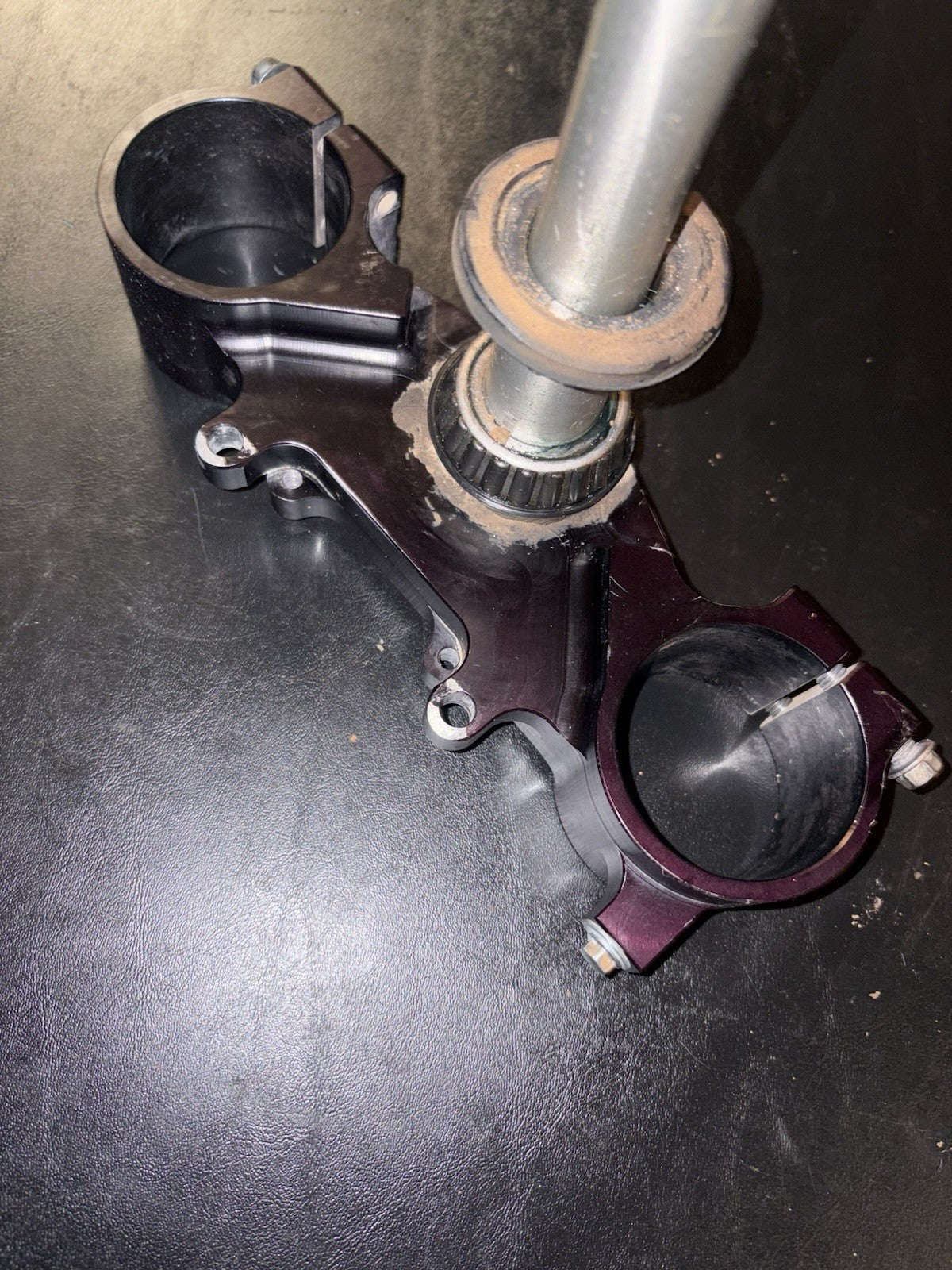 2009 Kawasaki Kx450f Kx 450 F Applied Racing Triple Tree Clamp steering Stem Bar