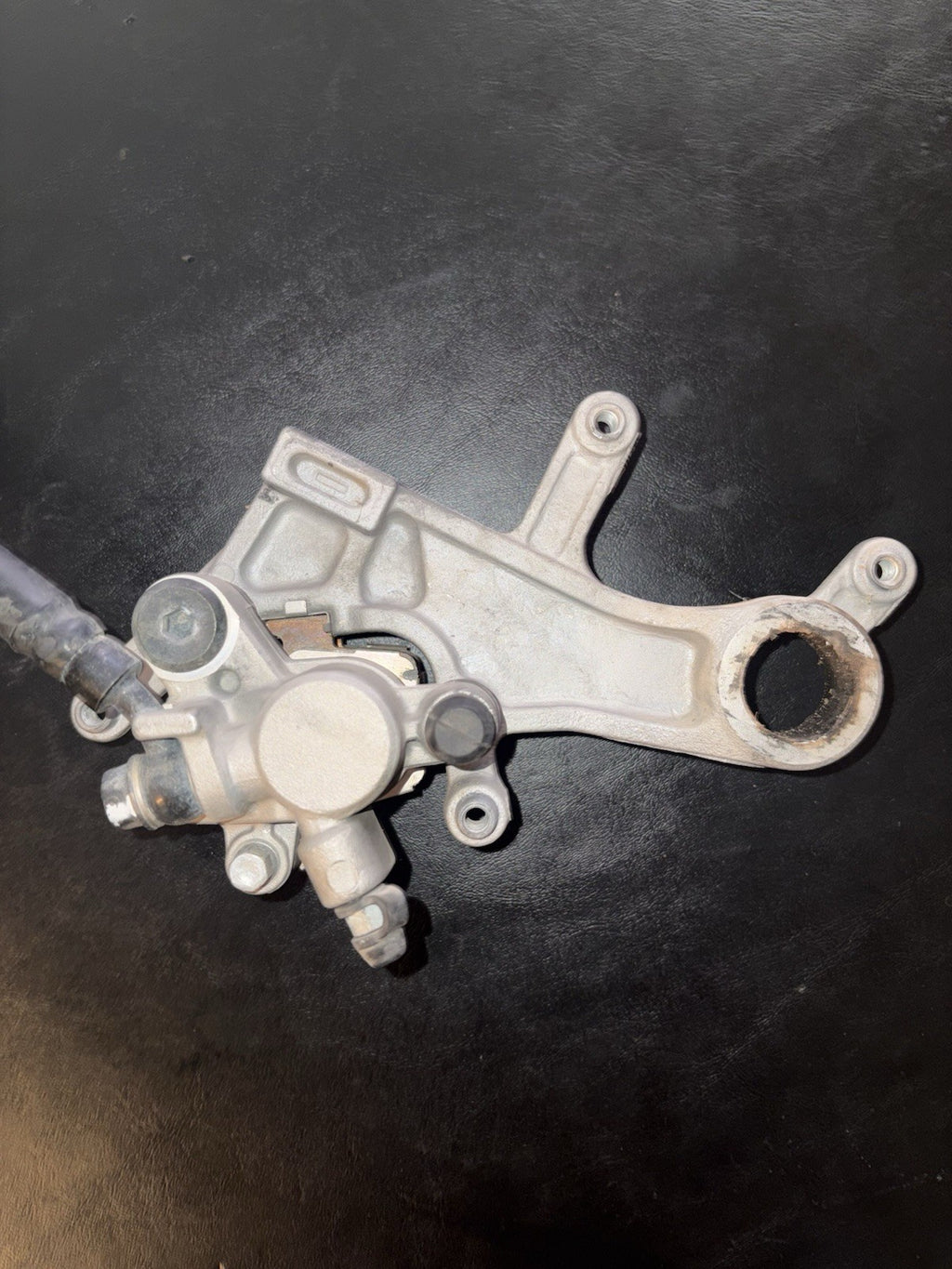 2007 Honda Crf450r OEM Rear Brake Assembly Master Cylinder Caliper