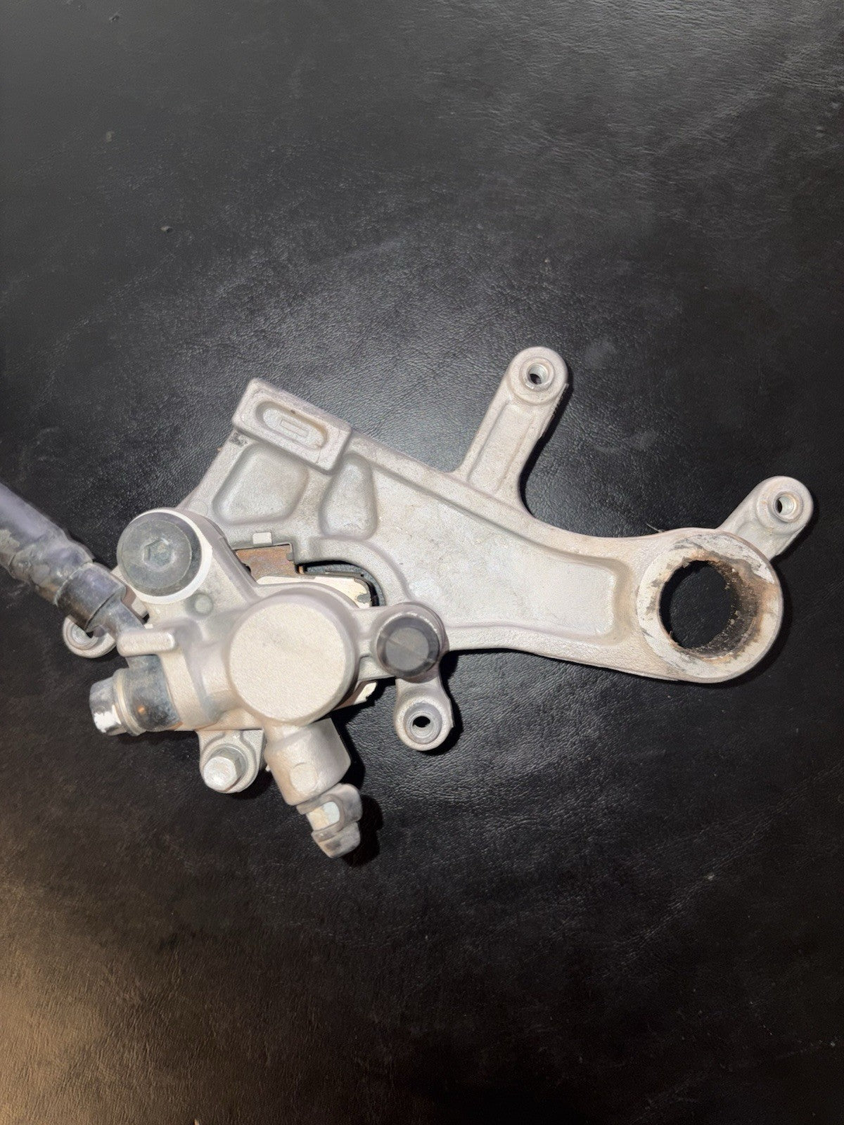 2007 Honda Crf450r OEM Rear Brake Assembly Master Cylinder Caliper