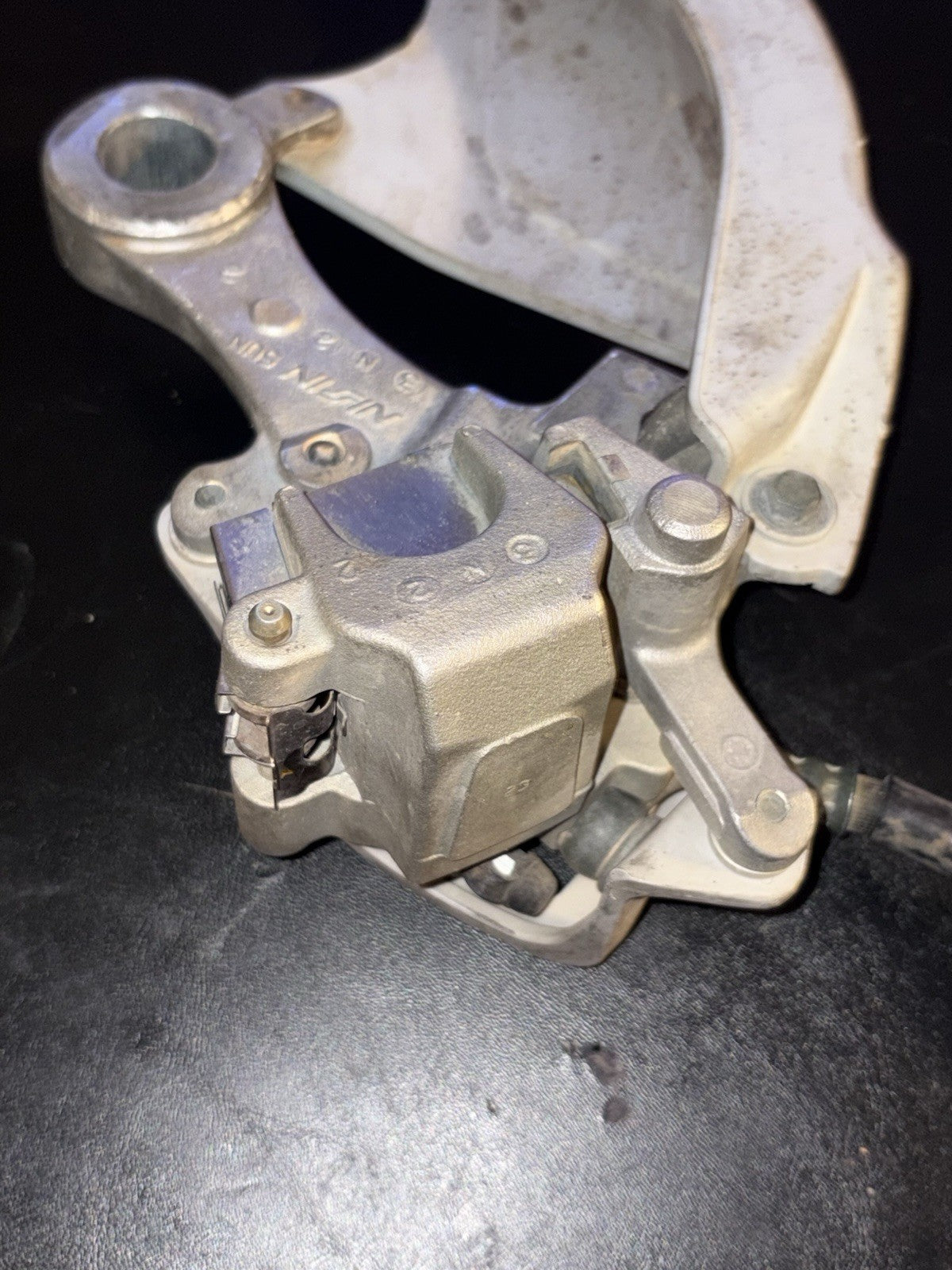 2004 YAMAHA YZ450F OEM NISSIN REAR BACK BRAKE CALIPER MASTER CYLINDER NICE!