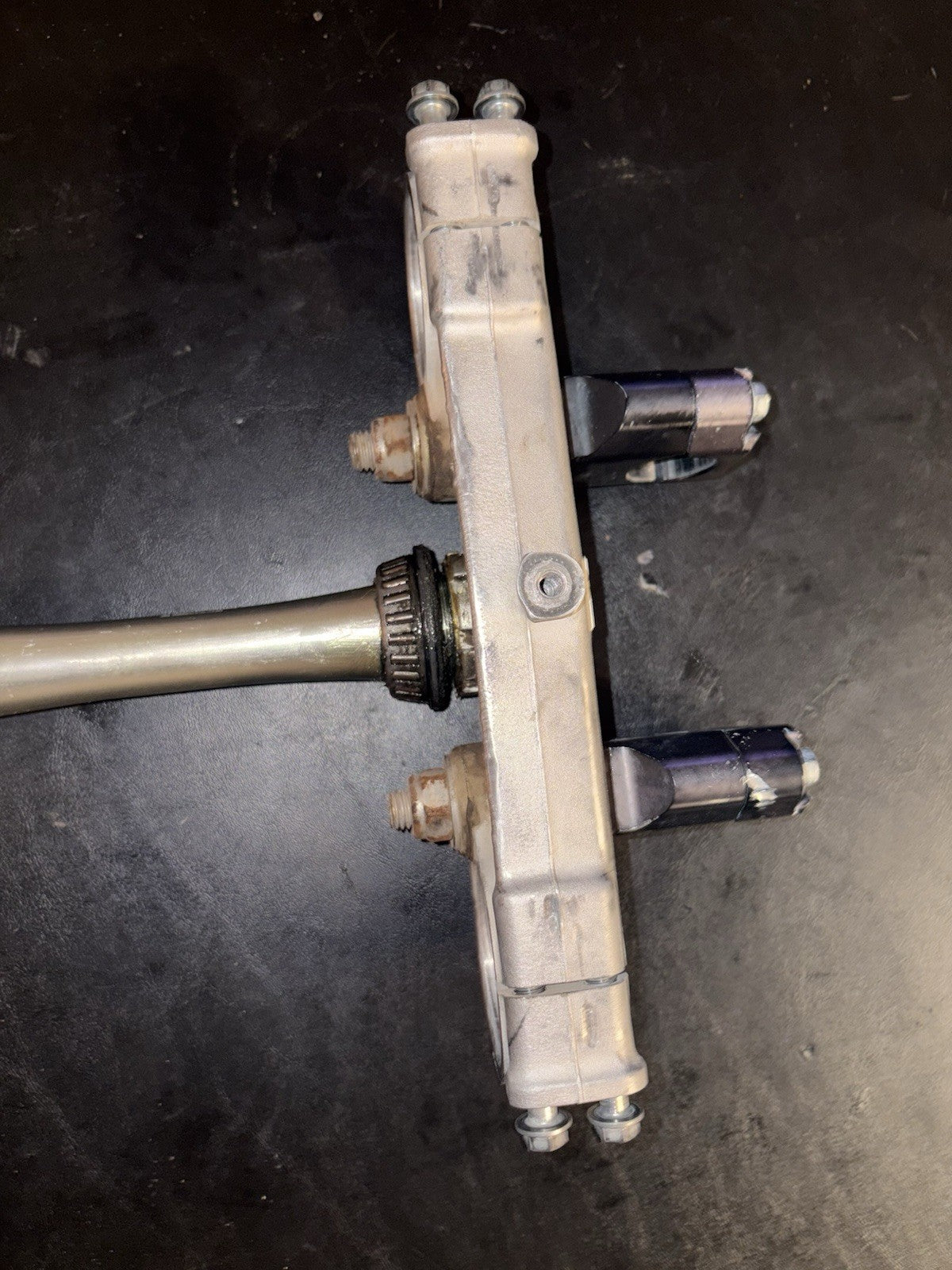 2003 Honda Cr250 Top Bottom Triple Tree Clamp Steering Stem Pro Taper Bar Clamps