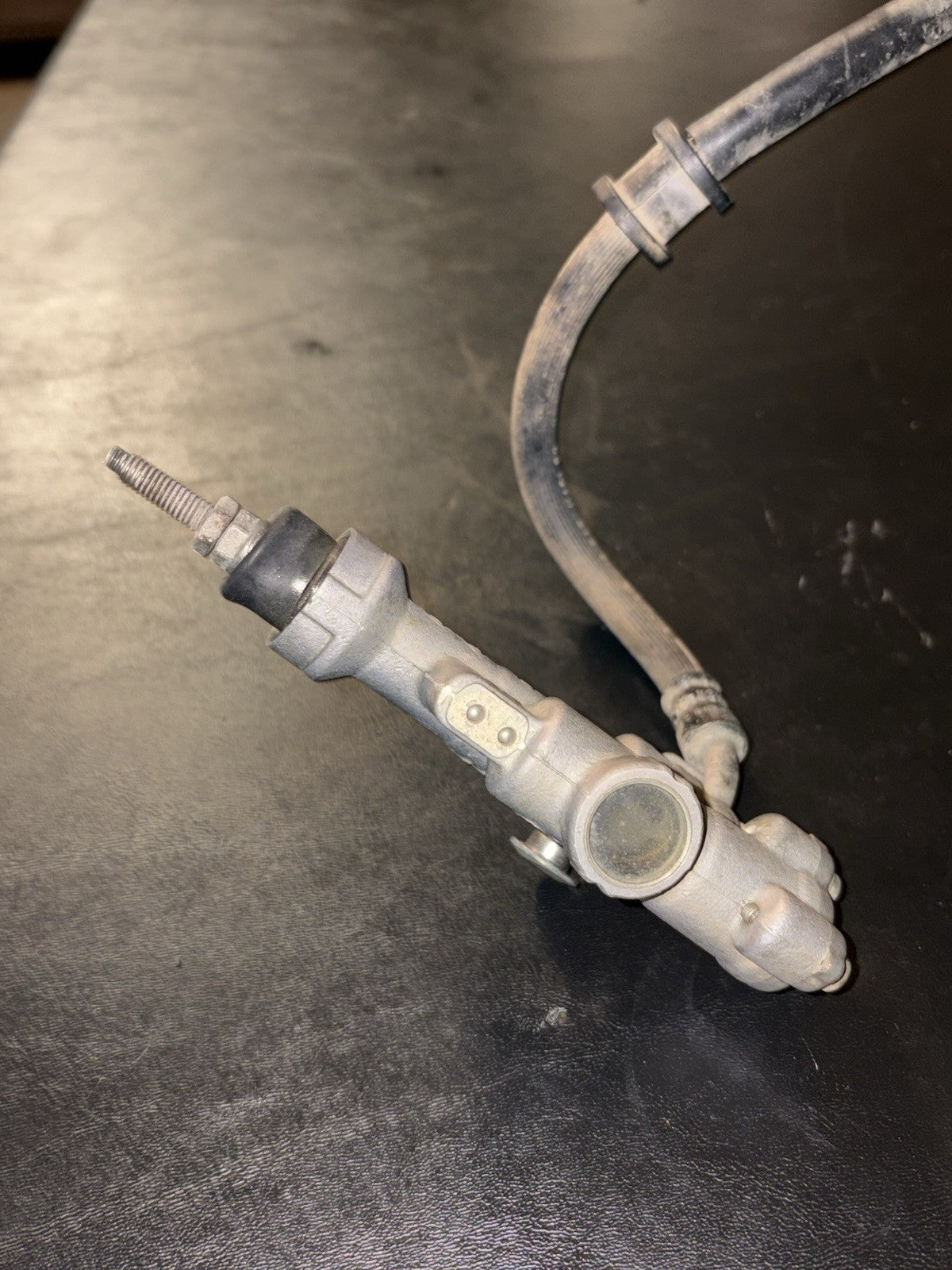 2008 HONDA CRF450R OEM NISSIN REAR BACK BRAKE CALIPER MASTER CYLINDER ASSEMBLY