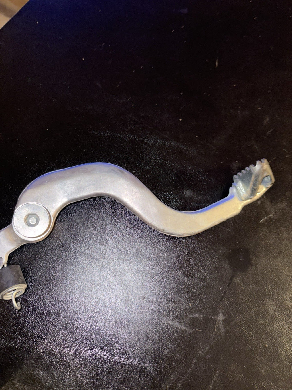 2002 HONDA CR125R OEM NISSIN REAR BACK BRAKE CALIPER MASTER CYLINDER LEVER