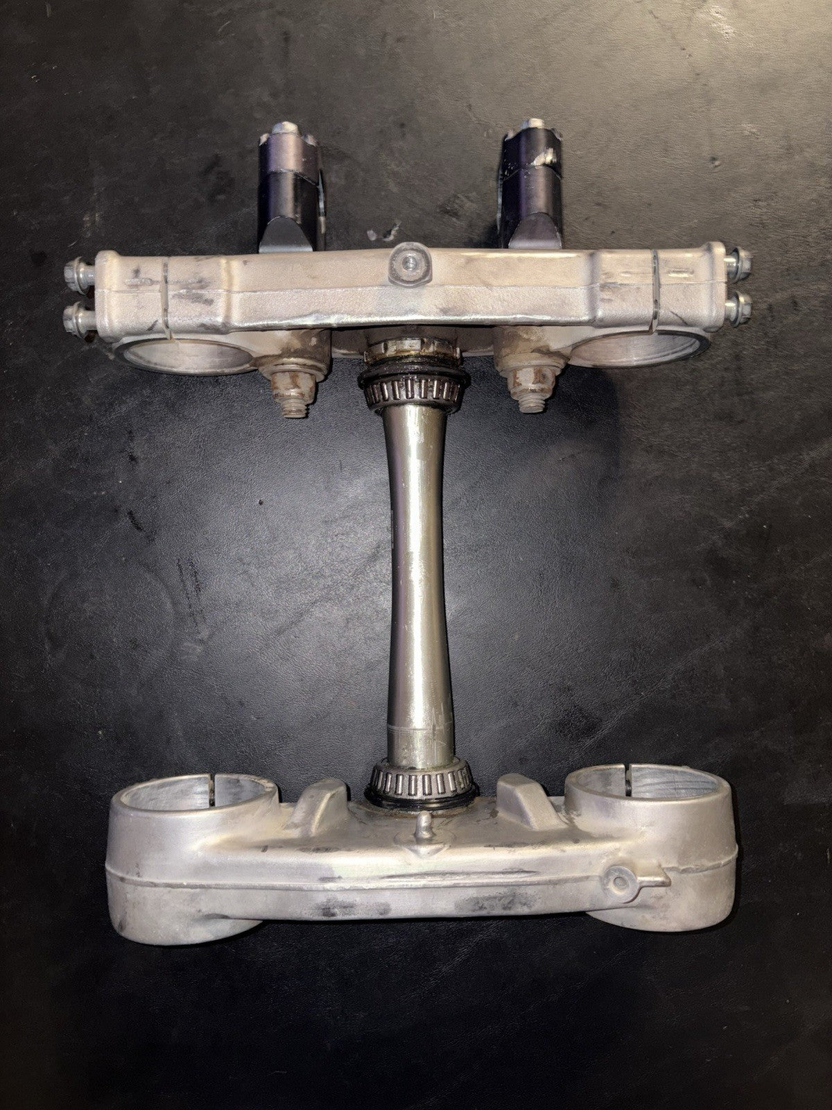 2003 Honda Cr250 Top Bottom Triple Tree Clamp Steering Stem Pro Taper Bar Clamps