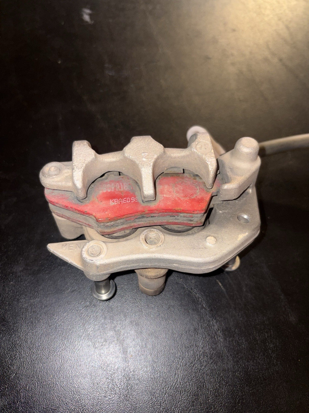 2008 HONDA CRF450R OEM NISSIN REAR BACK BRAKE CALIPER MASTER CYLINDER ASSEMBLY