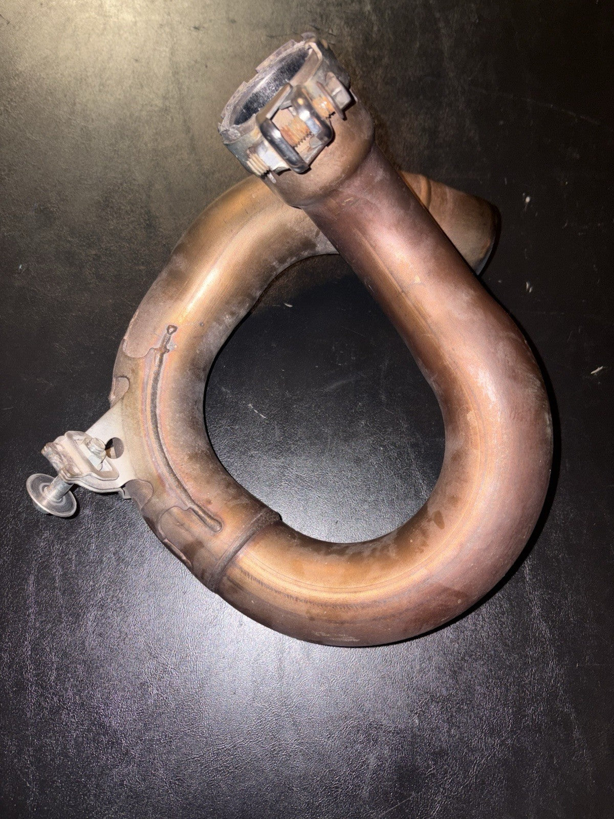 2010-2013 Yamaha YZ450F GENUINE OEM Header Mid Middle Pipe Exhaust Maniflod