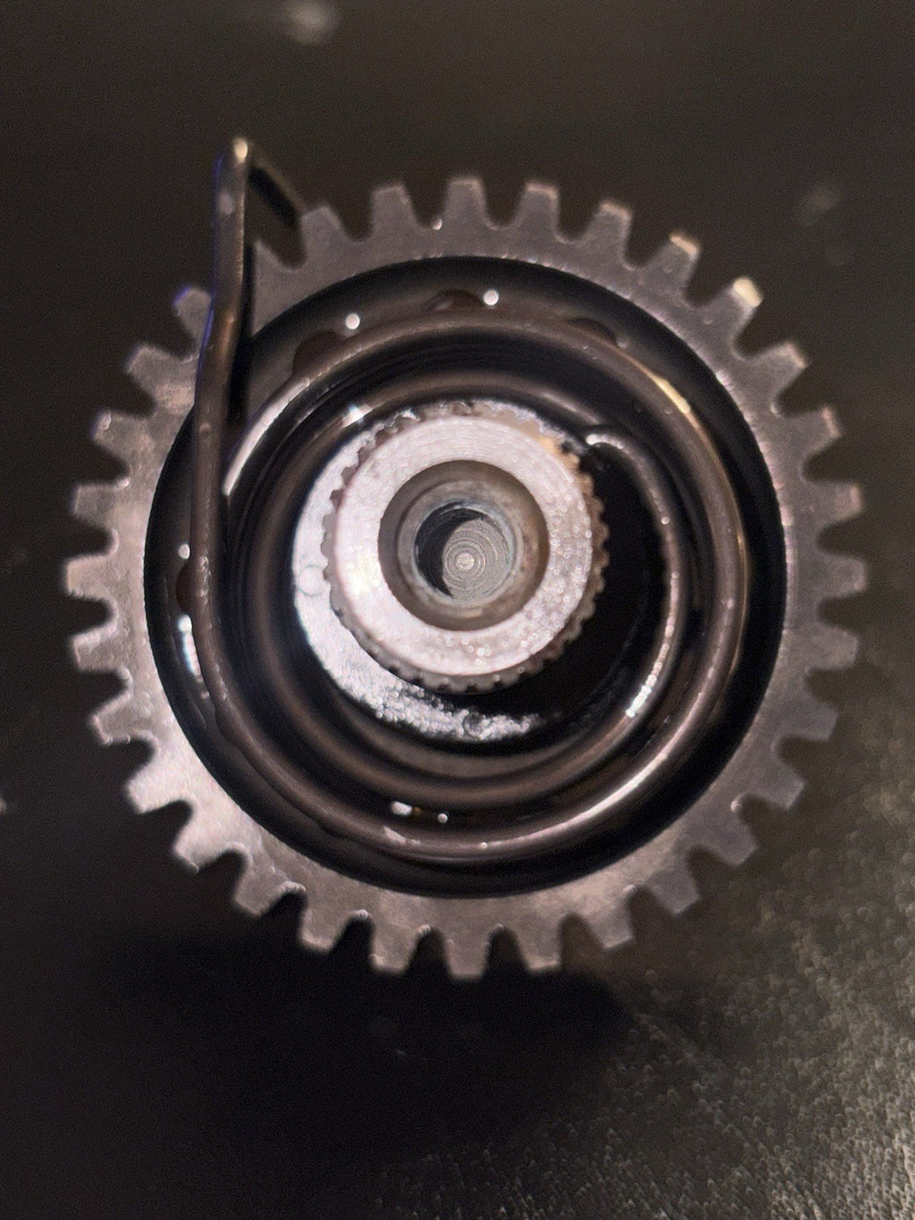 2016 Yamaha Yz450f OEM Kick Start Starter Shaft Mechanism Spindle Spring Gear