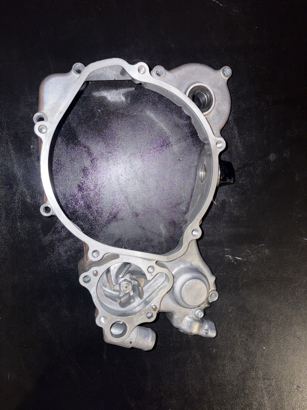 2002 Honda Cr125r Inner Intermediate Clutch Right Case Cover Water Pump Housing