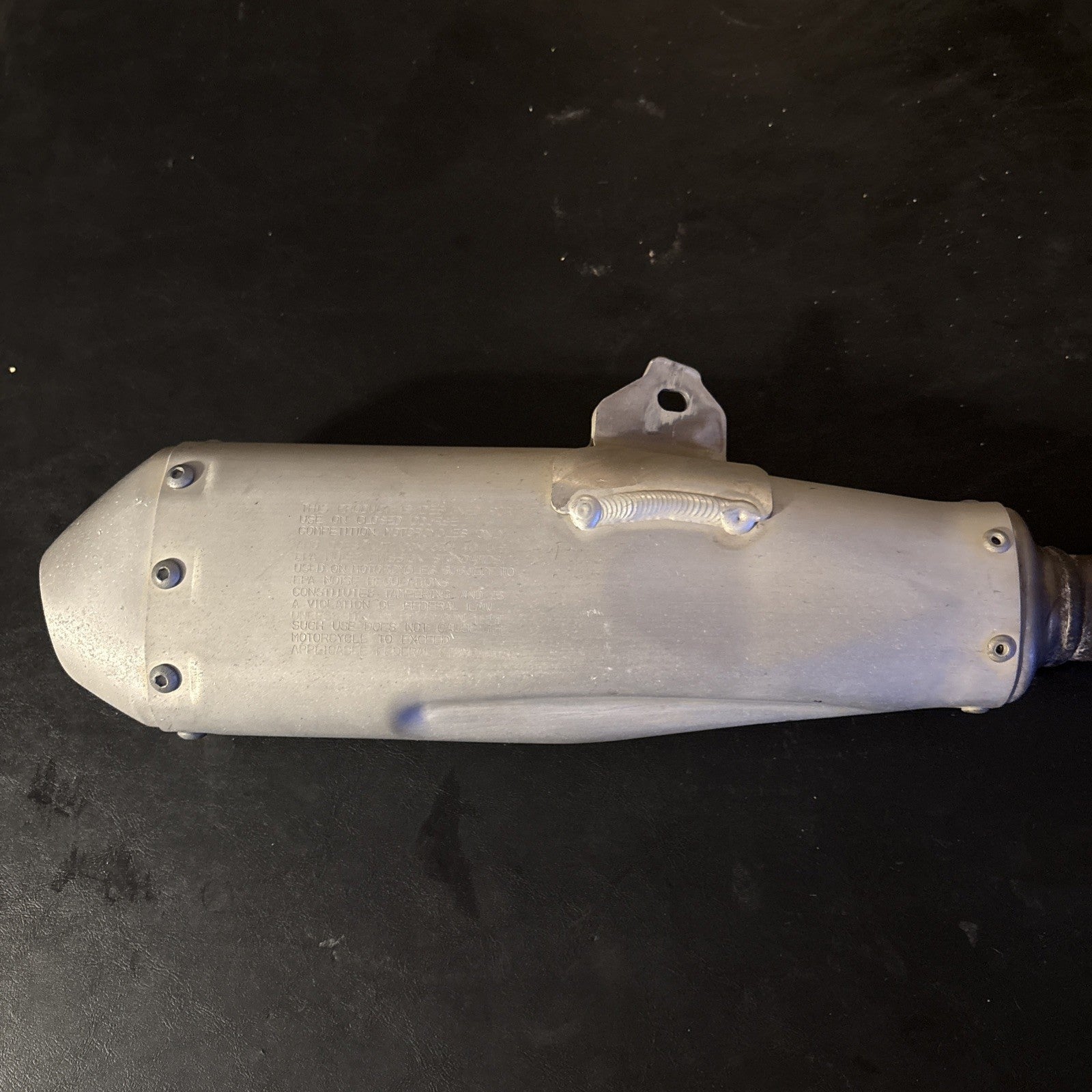 2019 HONDA CRF450R OEM LEFT MUFFLER EXHAUST SILENCER SLIP ON PIPE