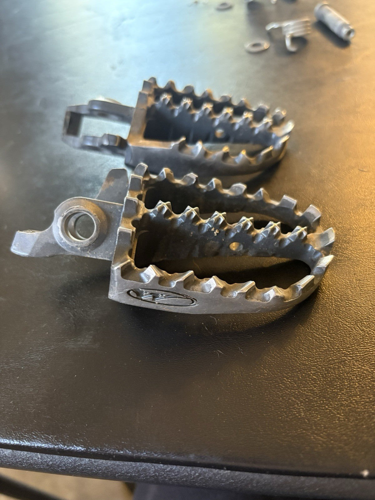 2002-2007 Honda Cr125r Cr250r White Brothers Footpegs Foot Pegs Stands