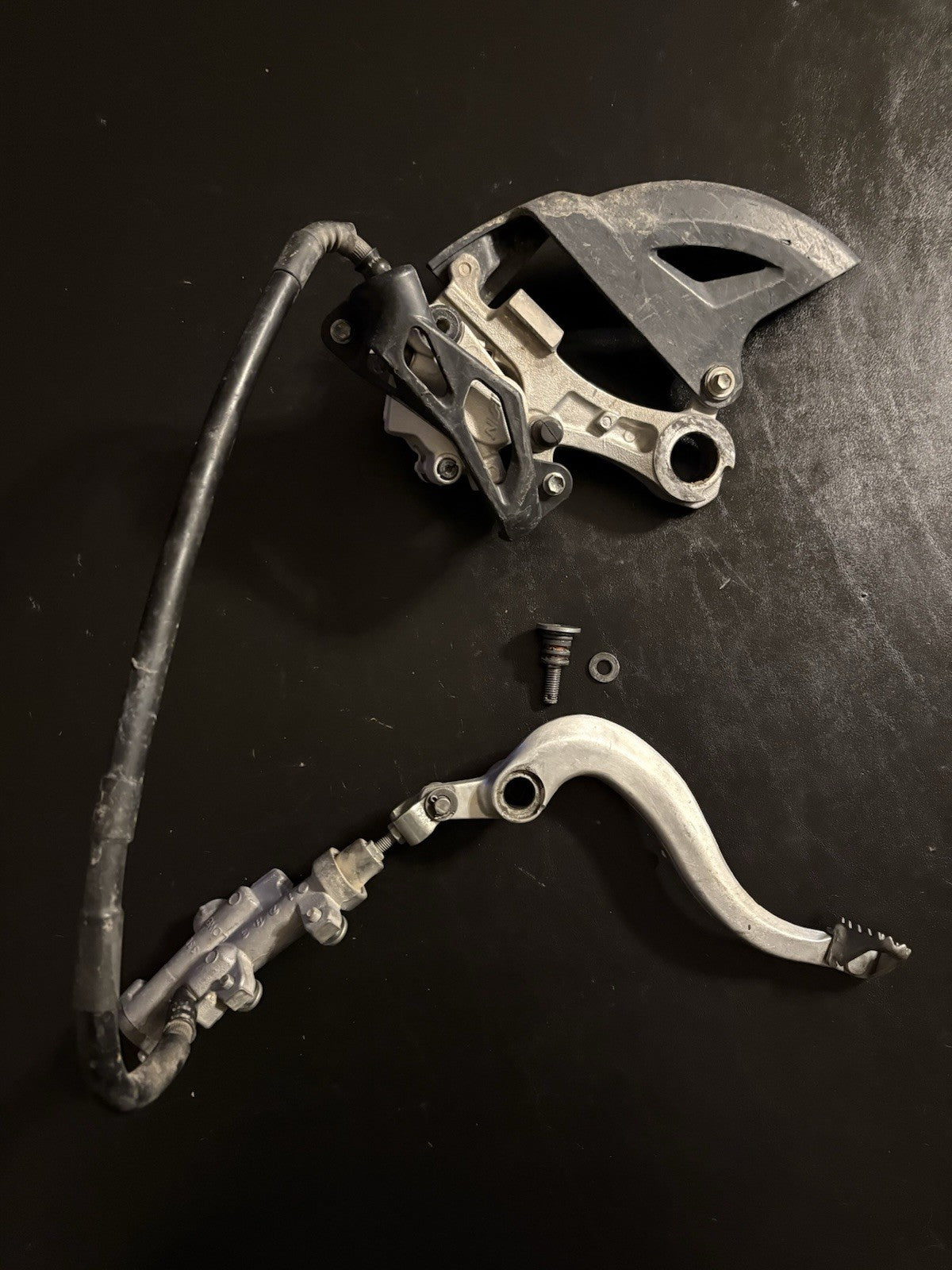 2018 2009-2020 YZ450F Rear Brake Assembly OEM Caliper Master Cylinder
