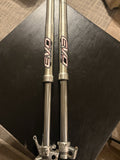 2002 Honda Cr125r  OEM KYB Front Forks Shock Suspension Springs Pair Left Right