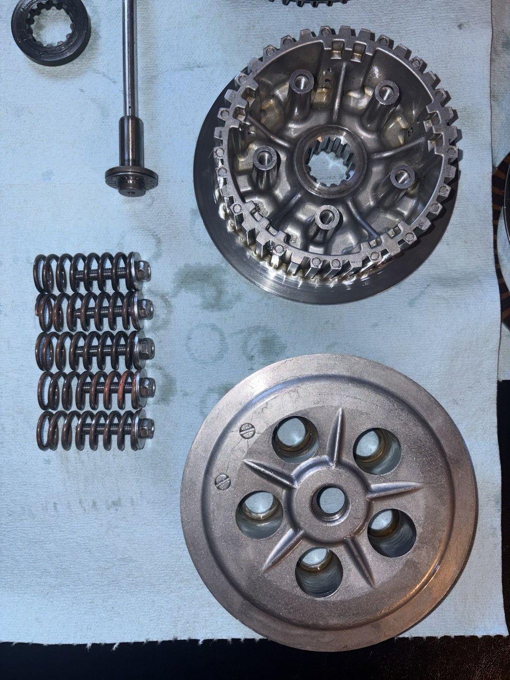 2006-2009 KX450F OEM WIESCO Clutch Kit Primary Driven Gear Basket Hub Assembly