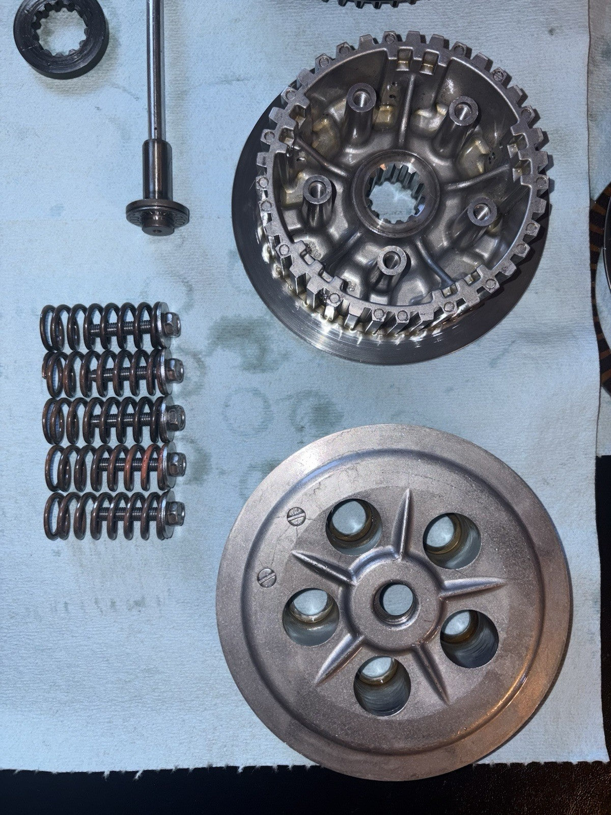 2006-2009 KX450F OEM WIESCO Clutch Kit Primary Driven Gear Basket Hub Assembly